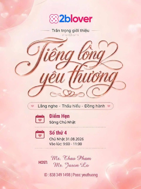 Tiếng lòng yêu thương – Khi “chuyện ấy” cần lên tiếng